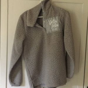 Delta Zeta Snap Sweater